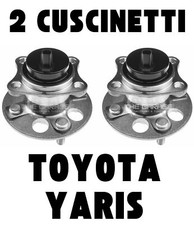 TOYOTA YARIS --> 2 pezzi x CUSCINETTI RUOTA MOZZO POSTERIORE SX+DX con ABS
