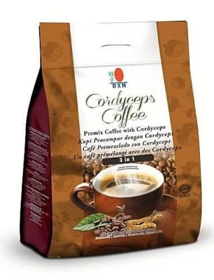 2 Packs DXN Cordyceps Coffee 3 in 1 Cordyceps Sinensis Instant Cafe SHIP USA