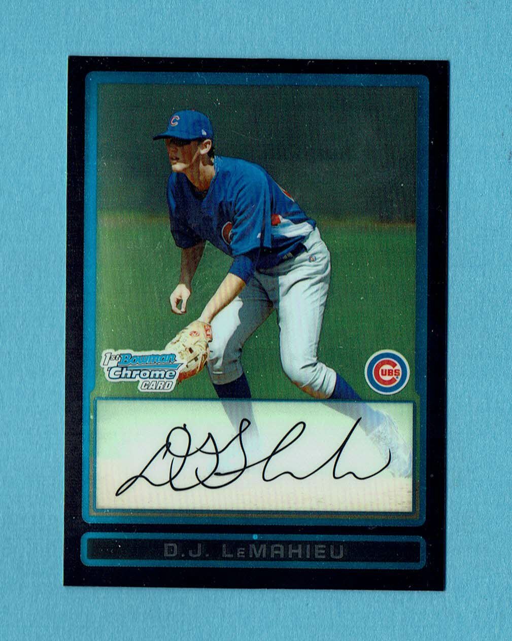  D.J. LeMahieu 2009 Bowman "Chrome" Draft Prospects #BDPP27 RC