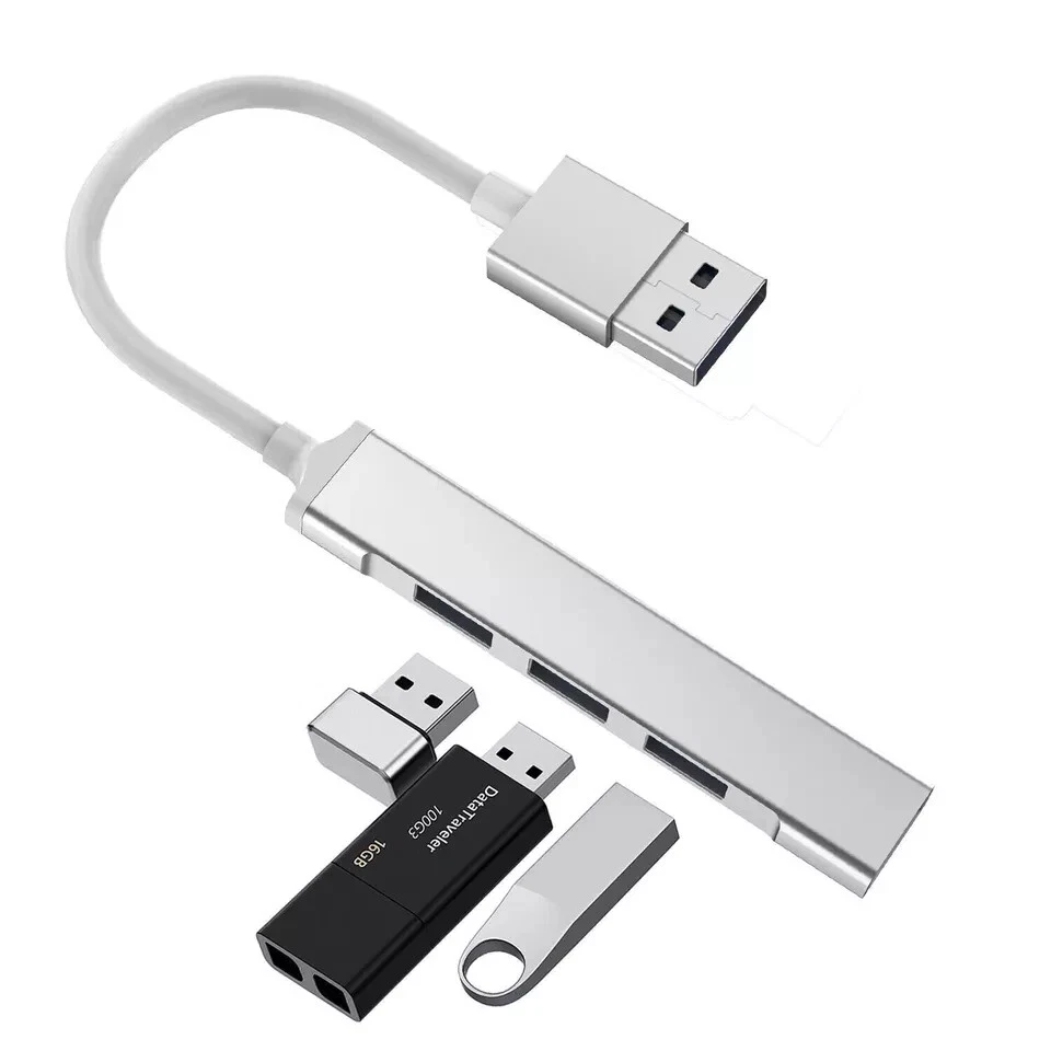 USB 3.0 Hub 4-Port USB Hub USB Splitter USB Expander for Laptops Flash Drive HDD