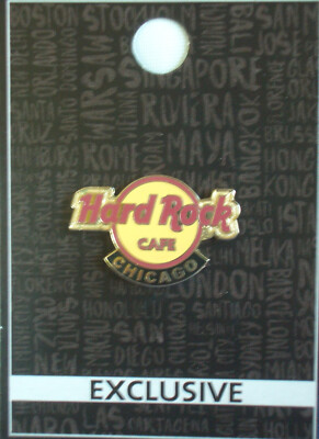 HRC Hard Rock Cafe Chicago Logo New Style Holo Pick Back NEW 4LC