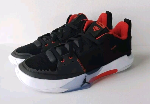 NIKE AIR JORDAN ONE TAKE 5 BLACK/RED BASKETBALL SNEAKERS SHOES MENS SIZE 11 NEW - Picture 2 of 19