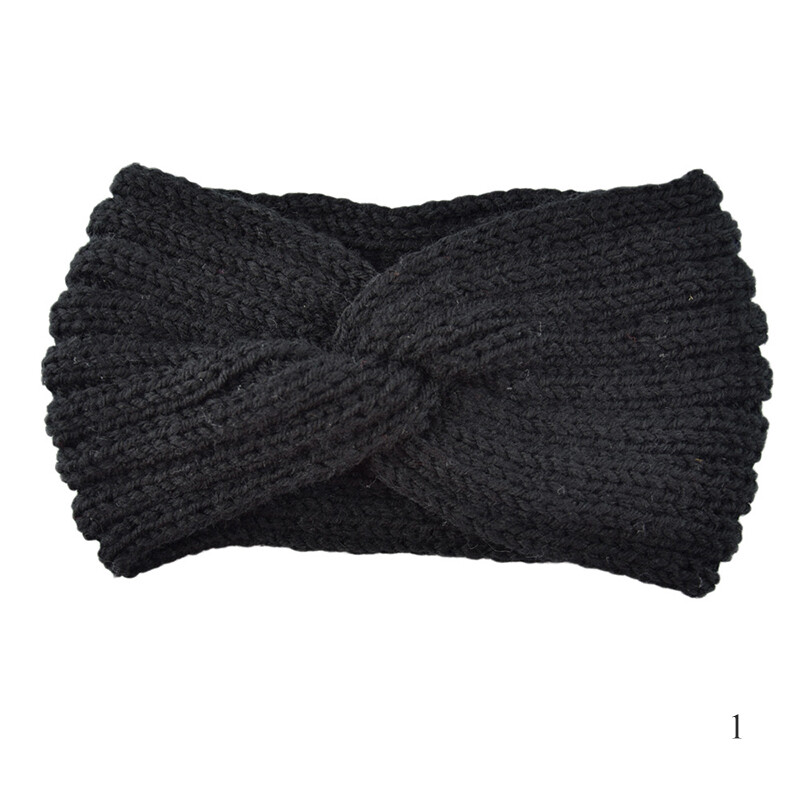 Winter Hairband For Women Women's Winter Headband - Crochet Knitted Wool Blend Hairband Earmuffs In Cross Pattern Winter Headband For Women - Foto 8