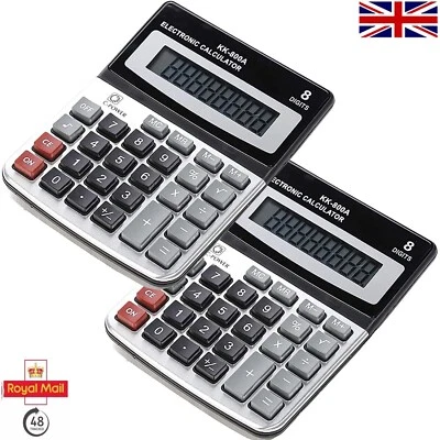 COMET 8 DIGITS DISPLAY DESKTOP CALCULATOR, JUMBO LARGE BUTTONS-BUSINESS & ACCOUNTS UK