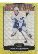 22-23 2022-23 OPC Platinum Michael Bunting NEON YELLOW SURGE #5-Leafs-Penguins
