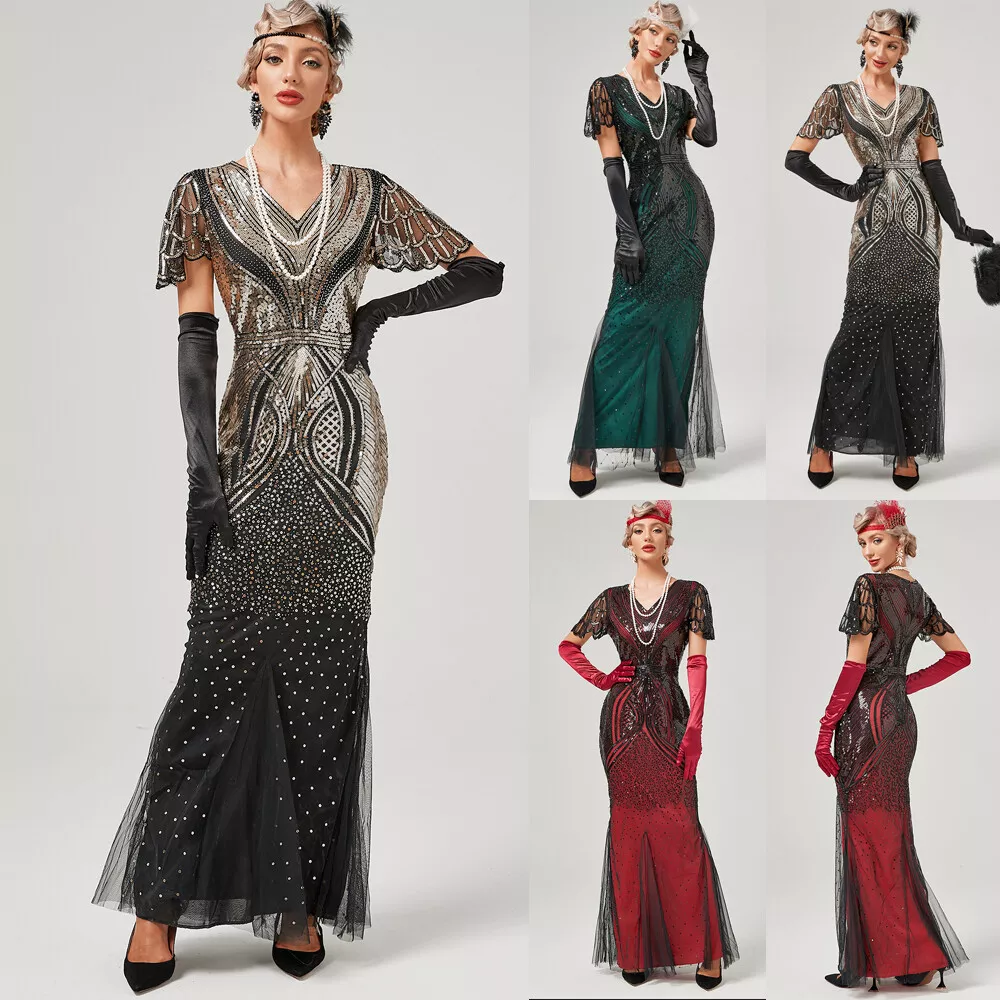 Sequined Tassel Hem Flapper Dress 1920s Women Halloween - Temu