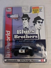 Auto World Blues Brothers HO Slot Car Bluesmobile 1974 Dodge Monaco SC372/48 R36