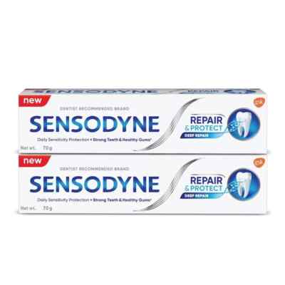 Sensodyne Toothpaste Repair and Protect with Novamin 70gm x 2