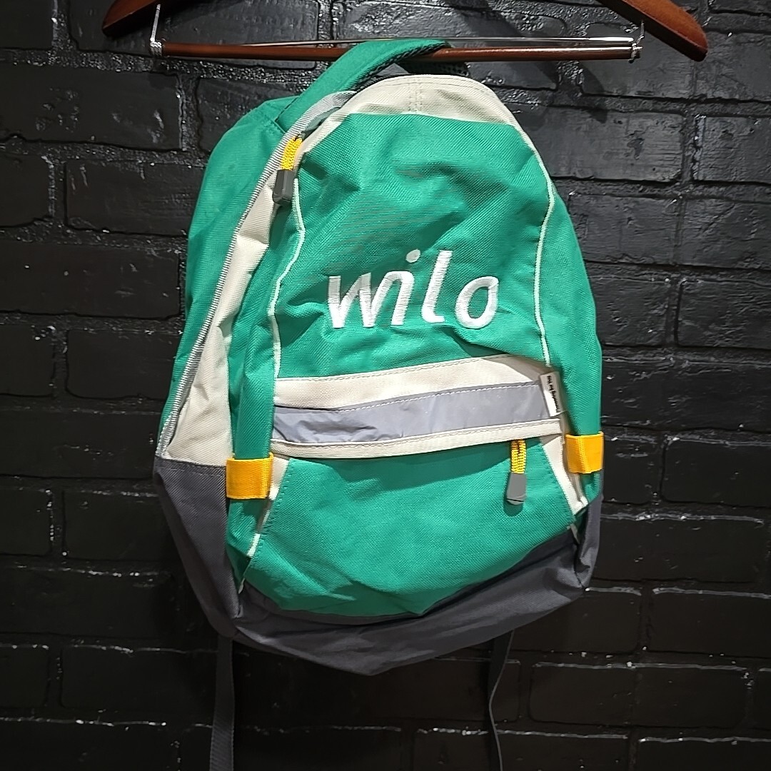 Backpack - Green and Yellow with black background Buy Skybags Unisex Green & Yellow Brand Logo Print Backpack  main image 3