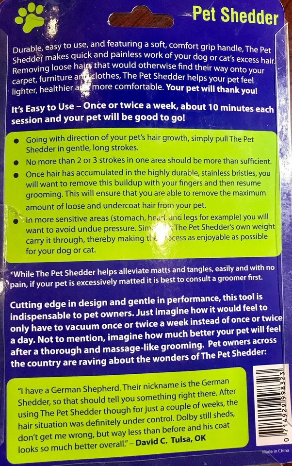 Herramienta de aseo para deshacerse de perros y gatos fácil de usar (1 paquete) Foto 3 de 4