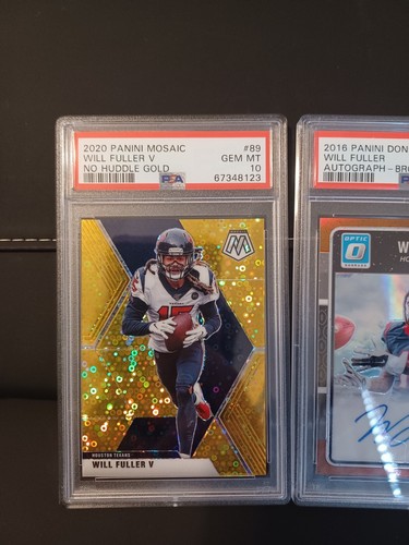 Will Fuller Gold/ Jj Watt Psa 10🔥🔥🔥🔥🔥 - Picture 2 of 4
