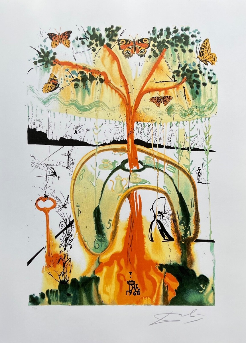 Salvador Dali Alice In Wonderland Mad Tea Party Limited Edition