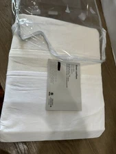 West Elm Box-Spring Cover boxspring linen cotton Full Ivory