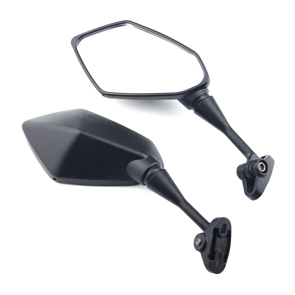 Left & Right Rearview Mirrors For Suzuki SV650 SV650S SV1000 SV1000S Black - Image 3 of 4