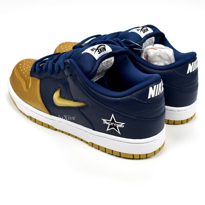 最終値下げ ✴︎ SB DUNK LOW OG QS ゴールド supreme Buy Supreme x Dunk SB Low QS 'Metallic Gold' - CK3480 700 | GOAT