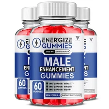 (3 Pack) Energize Gummies, Energize Gummies Max Performance Review (180 Gummies)