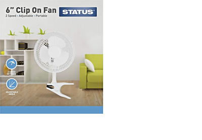 466 230v 6 Inch 2 Speed Clip on Fan S6CLIPFAN1PKB Status Genuine  