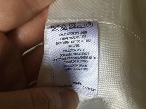 BNWT Stunning French Connection White Jacket w Navy Piping Size 14 - Picture 8 of 8