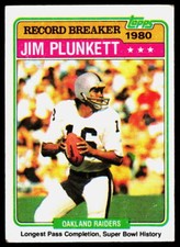 1981 Topps #335  Jim Plunkett     RB