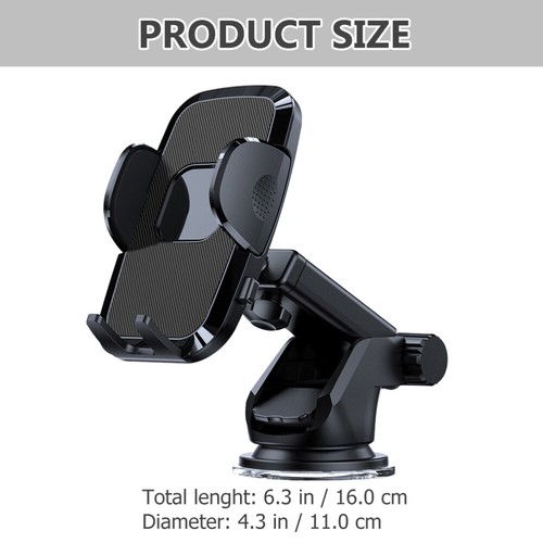 Suction Cup Phone Holder Vent Car Mount Navigation Stand Bracket for - 第 7/10 張圖片