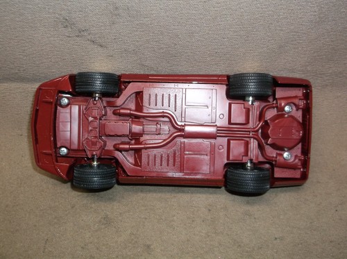 #6034 AMT ERTL 1/24 CHEVY 1991 CHEVROLET CORVETTE ZR-1 PROMO MED BRILLIANT RED M - Picture 11 of 11