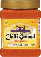 Chili Powder Ground Spice 16oz All Natural, Vegan, Gluten-Free, Non-GMO, Koshe