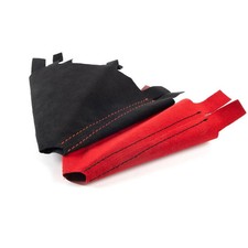 Hybrid Racing Alcantara Shift Boot Red Stitch 2022 Honda Civic Mtsitype R