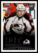 2013-14 Score Michael Sgarbossa Auto Colorado Avalanche #616