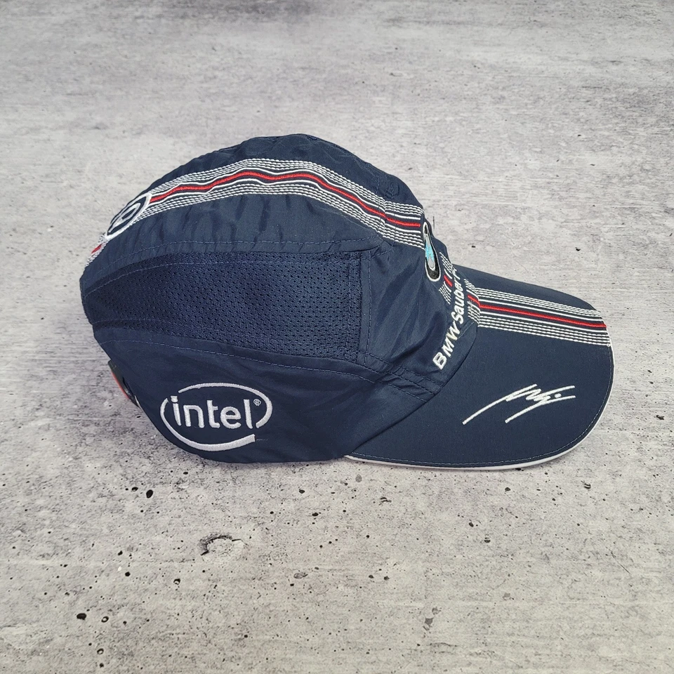 BMW Sauber F1 Team 2002 Mark Webber Formula 1 Vintage Hat Cap Snapback One Size - Image 2 of 4