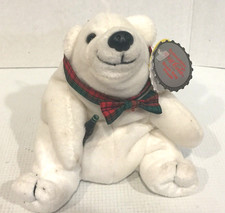 COLLECTIBLE Coca Cola POLAR BEAR Bean Bag Plush Toy  1997 0105 w TAGS