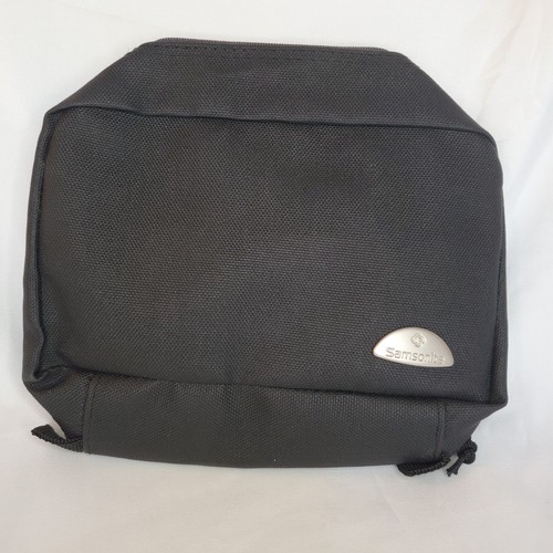 Samsonite Hanging Toiletry Travel Bag Case Pouch Zippered Black