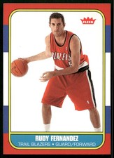 Rudy Fernandez Rookie - 2007-08 Fleer Basketball