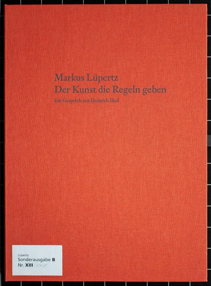 Markus Lüpertz Kunst Regeln geben Neoexpressionismus aquar. Radierung 2005 13/30 - Bild 4 von 4