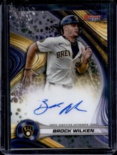 2024 Bowman's Best Brock Wilken Auto #B24-BW Brewers
