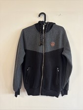 Alton Towers Wicker Man Black Grey Zip Up Hoodie  Size Medium R65