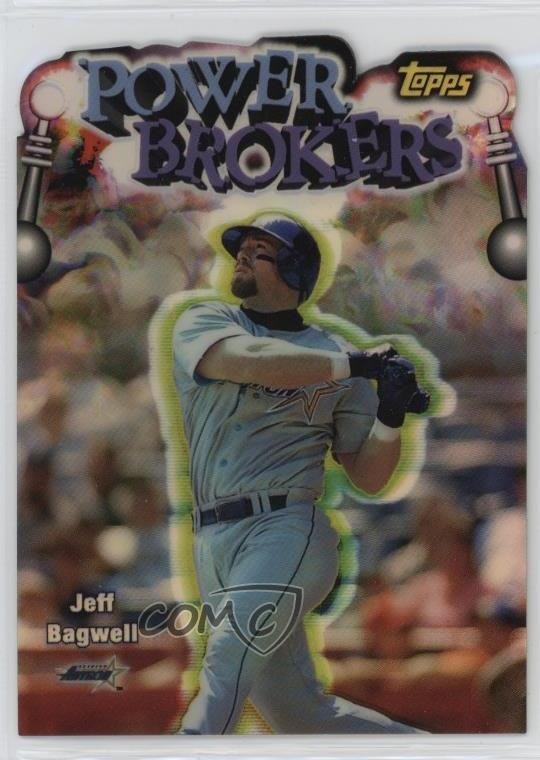 1999 Topps Power Brokers Refractor Jeff Bagwell #PB8 HOF 0i5i