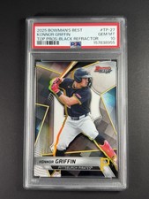 2025 Bowman’s Best Konnor Griffin Black Refractor /10 PSA 10 POP 1 🔥🔥
