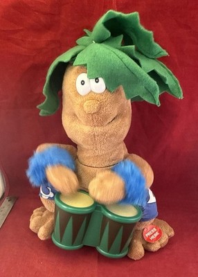 Cuddle Barn Singing Palm Tree Petey - Animated Lights 13'' Stuffed Animal TESTED