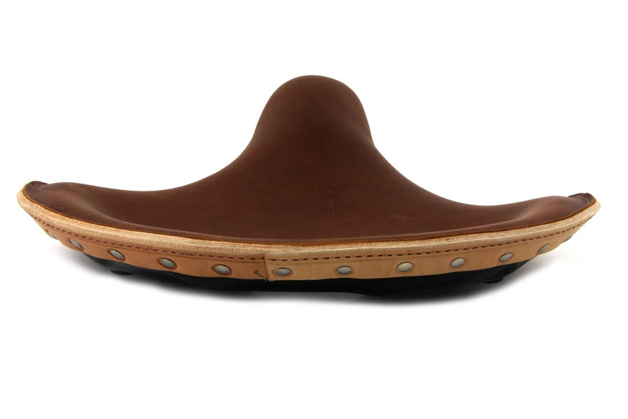 Corbin Gentry Brown Solo Seat fits Harley Davidson - Image 3 of 4