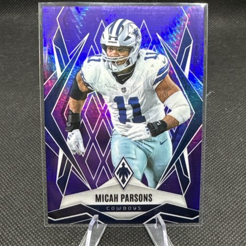 2025 Panini Phoenix Football Purple Hyper Micah Parsons #84