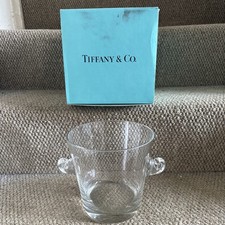 Piękny vintage Tiffany and Co. Kryształowe wiadro z lodem z oryginalnym pudełkiem!