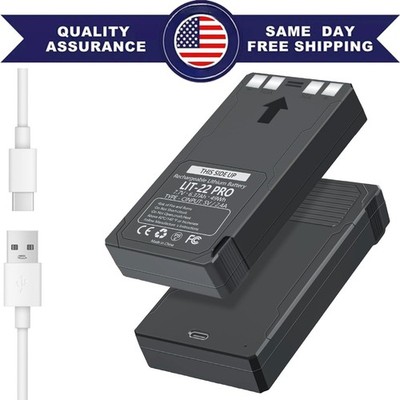Rechargeable LIT-22 Battery for SPYPOINT Flex-M Flex-Plus Flex-S Trail Camera