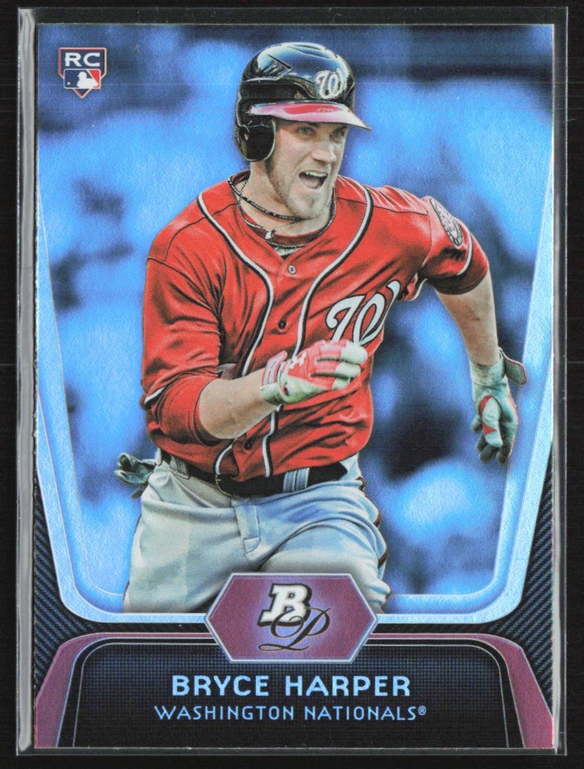 Bryce Harper 2012 Bowman Platinum RC E #56 Washington Nationals