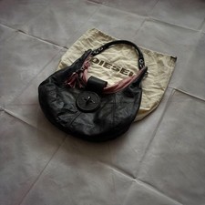DIESEL Y2K Leather Shoulder Bag Archive 2-Way Vintage Punk Grunge Style Japan