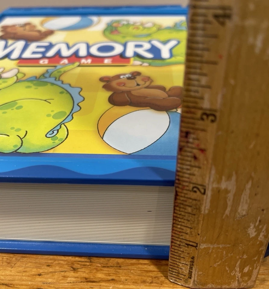 Hasbro Memory Matching Game Classic Preschool Bookshelf Edition 36 Cards - Image 4 of 4