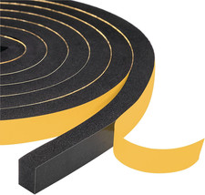 Foam Weather Stripping Tape 2 Rolls 3/4" W X 3/8" T New Adhesive Craft , Neopre