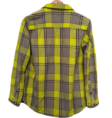 NUEVO CON ETIQUETAS Outerknown Camisa Manta a Cuadros 100% Algodón Abotonada Lima Para Mujer Talla XS - Imagen 6 de 16