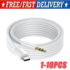 TypeC to Aux Cable USB Type-C Male To 3.5mm Cord Car AUX Music Audio Adapter Lot