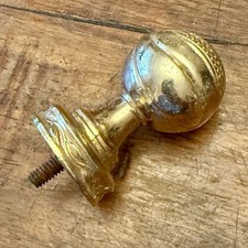 Vintage Metal Gold Tone Basketball Trophy Topper Award 2.75 Tall