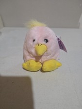 PUFFKINS CHIRPS BIRD BEANIE BABIES 1998 NEW COLLECTION PINK Limited Edition
